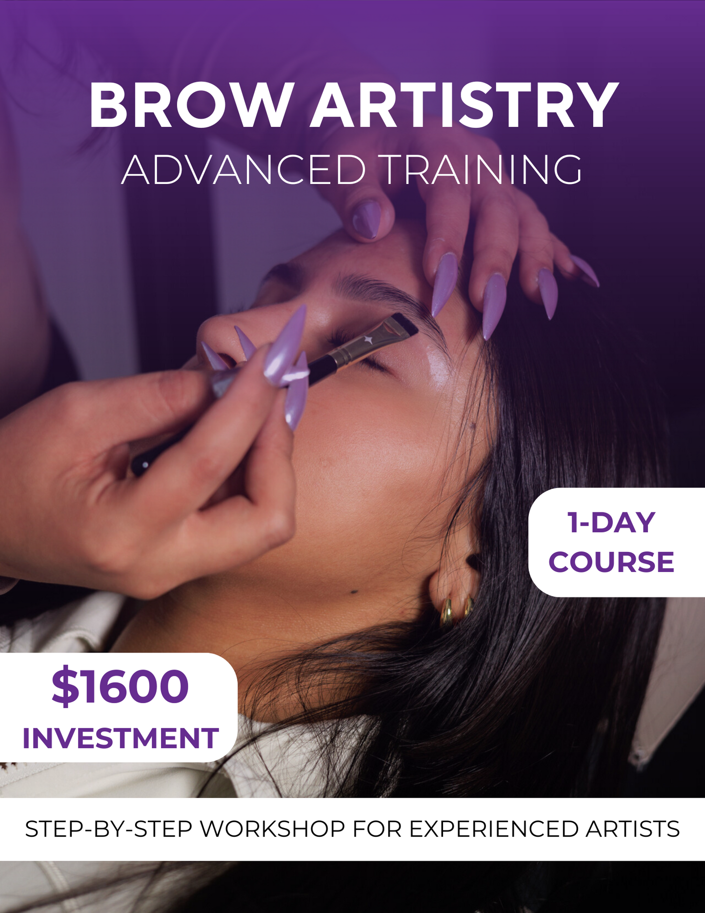 1- Day Advanced Brow Artistry: Shaping, Lamination & Tint