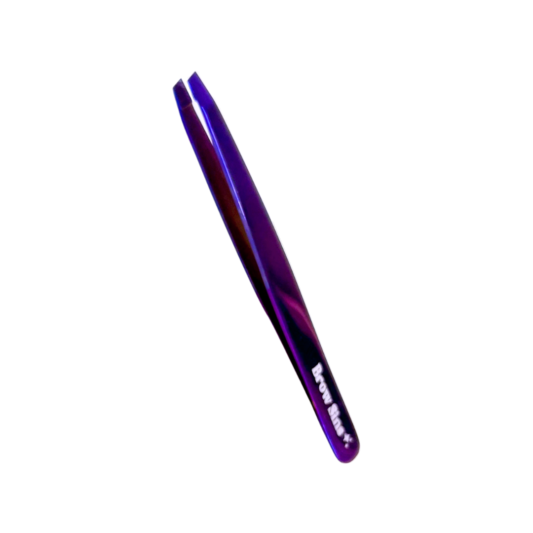 Amethyst Precision Slant Tweezer
